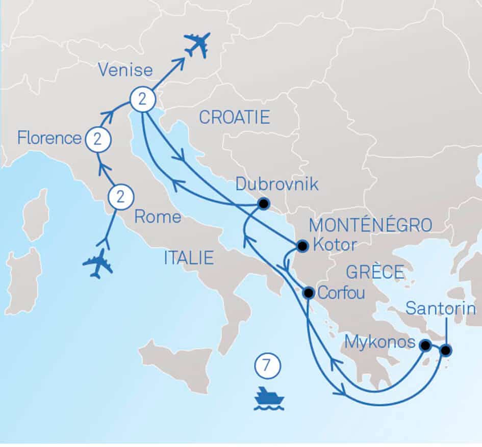 Trésors de l’Italie et des îles grecques